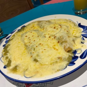 Enchiladas verdes
