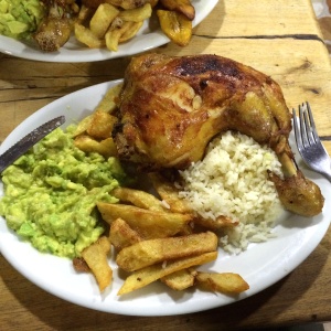 Pollo asado presa gigante