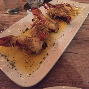 Colitas de Langosta a la Brasa