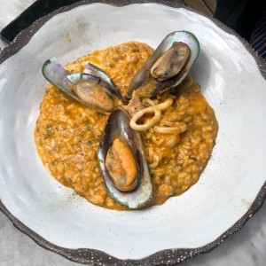 Risotto de frutos del mar