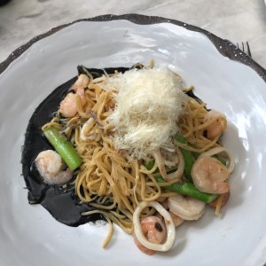 pasta cortada a mano.