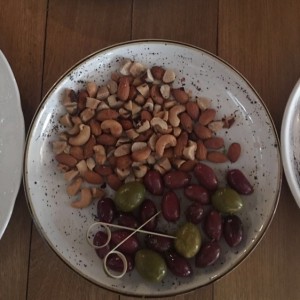 entrada almendras picantes