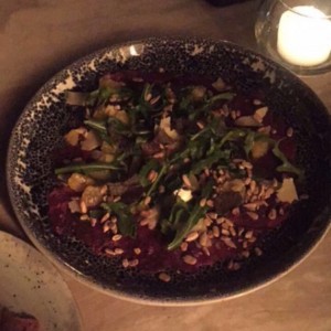 Carpaccio de lomo de res