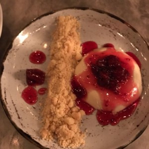 frutos rojos y vainilla