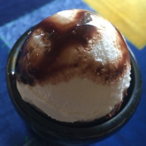 Volcán de chocolate