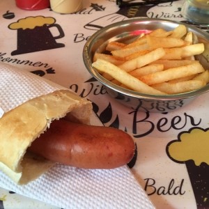 Salchica de res