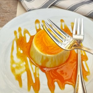 panacota de caramelo