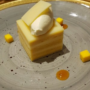 dulce de chocolate blanco