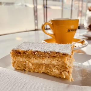 Milhoja de crema