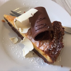 Cheesecake de chocolate