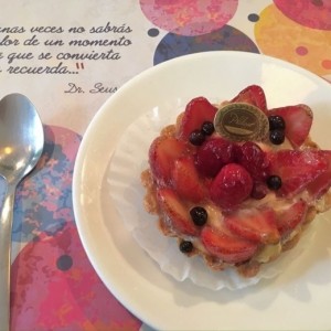tartaleta de frutos rojos
