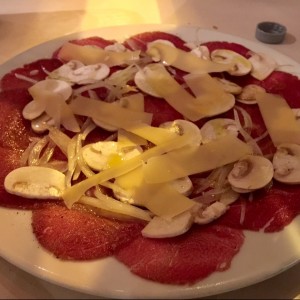 Carpaccio de Lomo de Res
