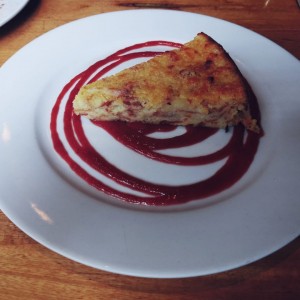 Torta de almojabana.