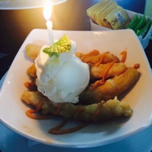 Banano tempura 