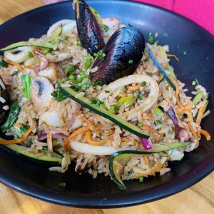 Seafood fried rice