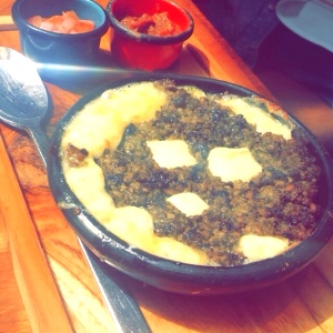 Cazuela de chorizo verde
