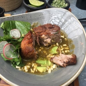 Cerdo en salsa verde