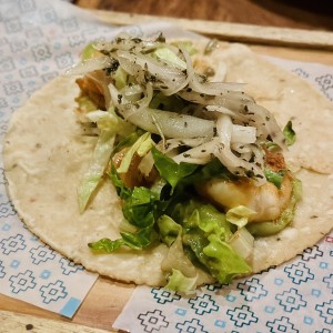 Taco de camaron. 