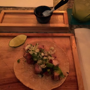 Fajitas de cerdo y picante de Andres