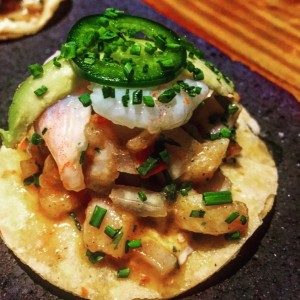 tacos de camarones