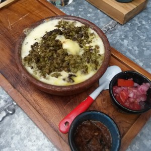 cazuelita de chorizo verda