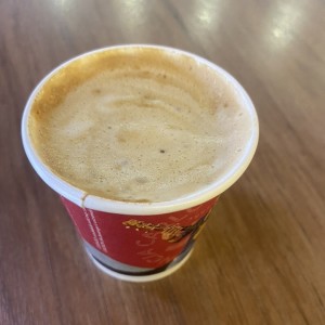 Cafe expreso cortado