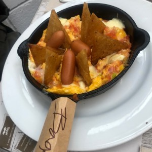 Huevos miga de pan