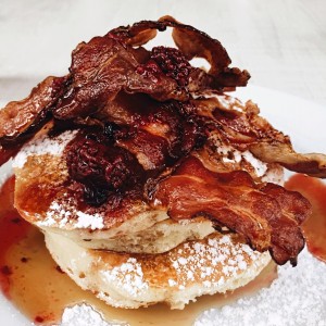 Pancakes con syrup