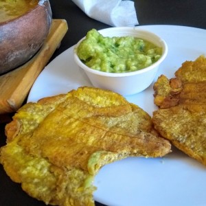 pataconas con aguacate