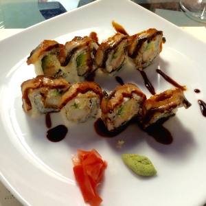Anguila crispy Ebi roll
