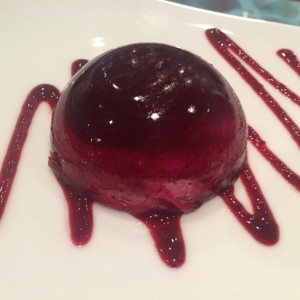 Mousee de frutos rojos