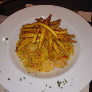Arroz con camarones