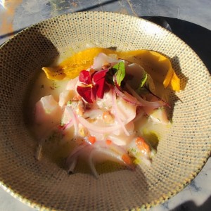 Ceviche de pescado 