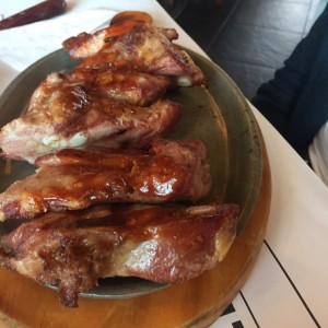 costills de cerdo bbq