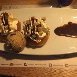 Mini Waffle Coffe Caramel