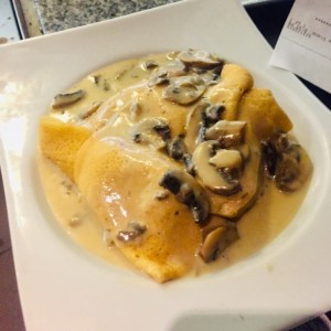 Crepe Pollo y Champiñones 
