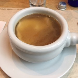 sopa de cebolla