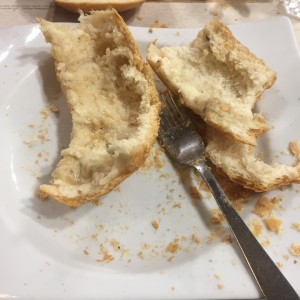 lo que quedo del pane cook