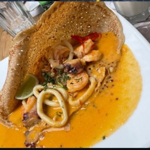 Crepe mar encocado