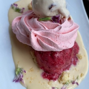 Merengue y helado
