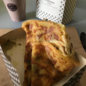 Crepe de Queso, Pechuga de Pavo y Pesto 