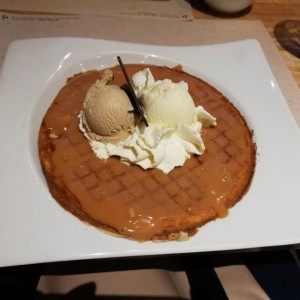 Waffle de arequipe