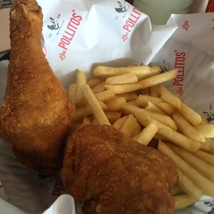1/4 pollo broasted