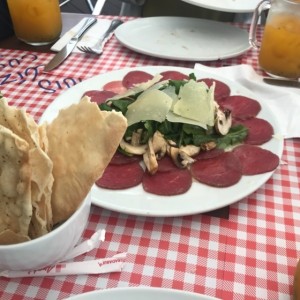carpaccio de res
