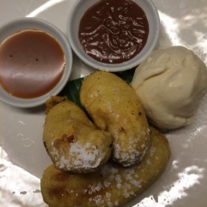 Bananos tempura