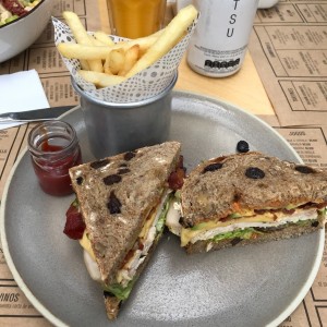 sandwich de pavo