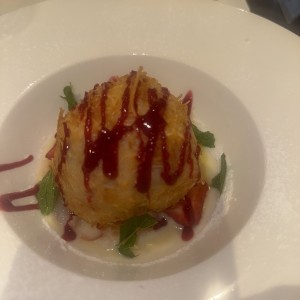 Helado frito