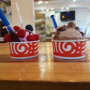 frutos rojos y choco roche