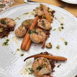langostinos a la plancha