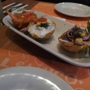 Trío de ceviche